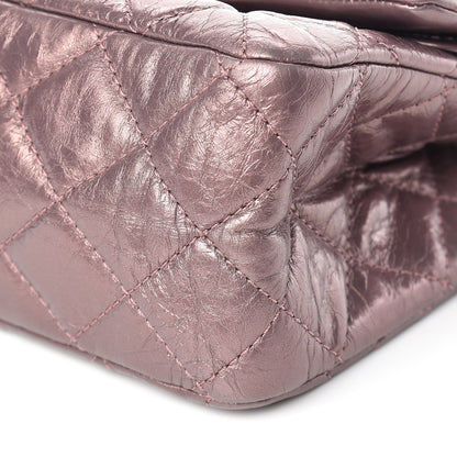 Chanel Metallic Aged Calfskin Quilted 2.55 Reissue 227 Flap Rose Fonce 10 of 10