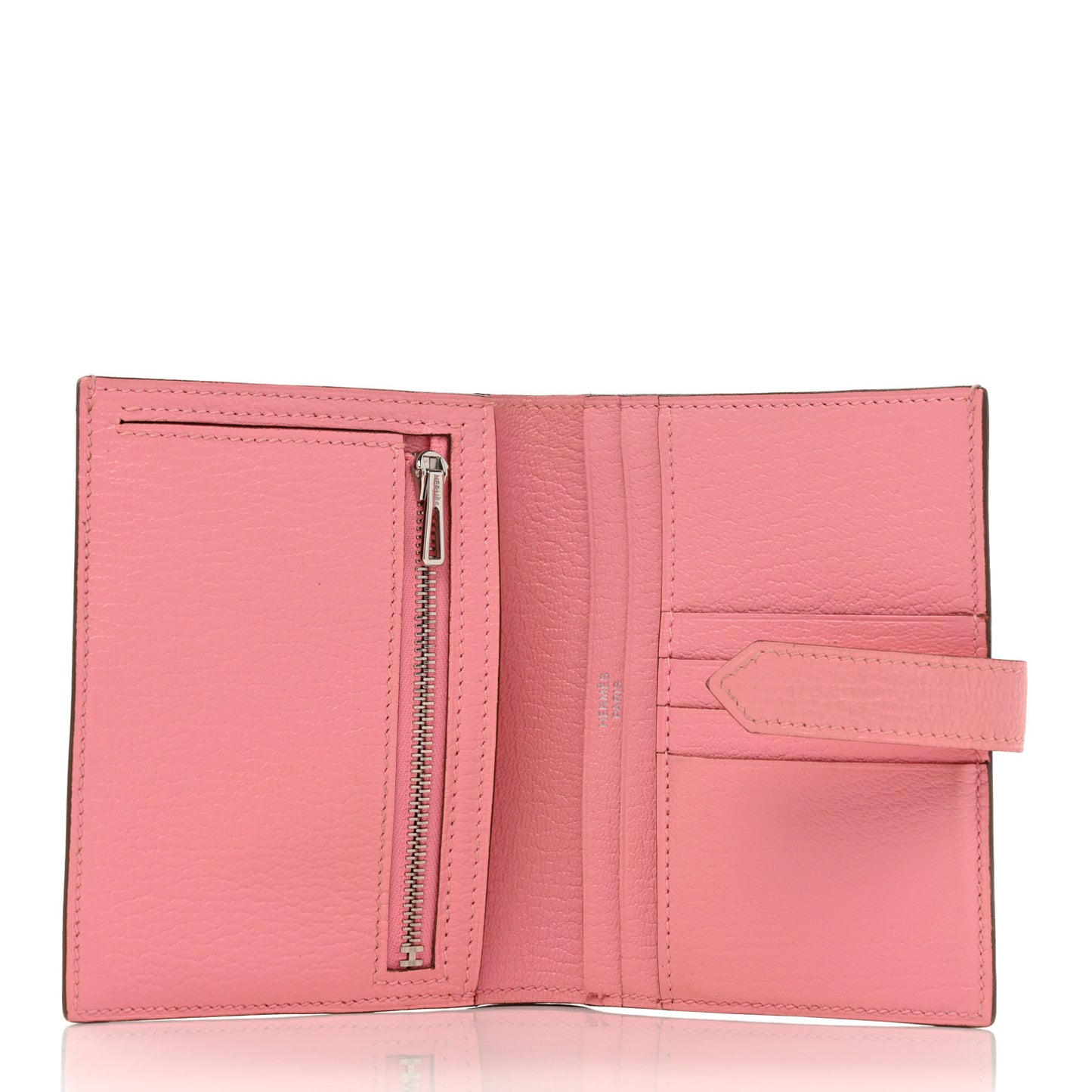 Chevre Mysore Bearn Compact Wallet Rose Confetti