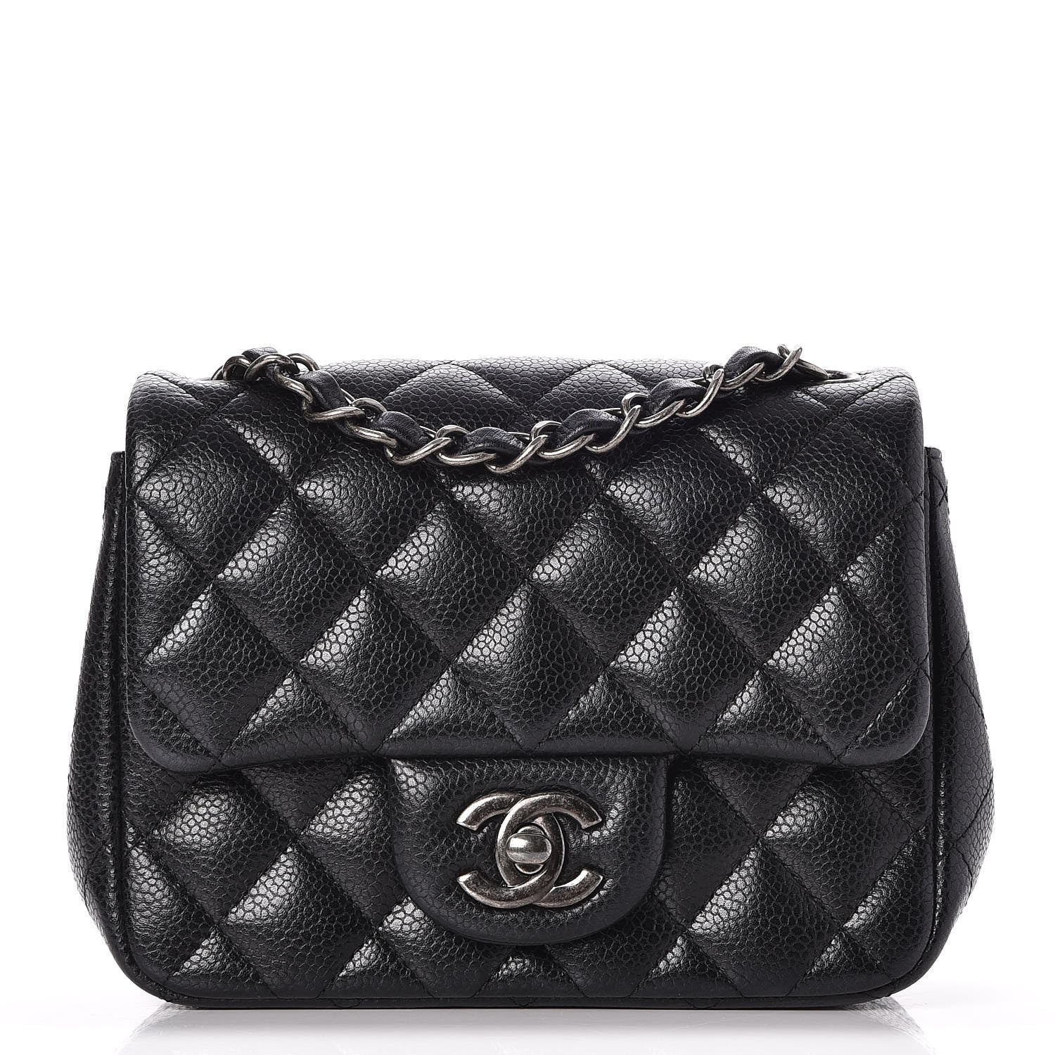 Chanel Caviar Quilted Mini Square Flap Black 1 of 8