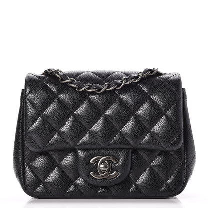 Chanel Caviar Quilted Mini Square Flap Black 1 of 8