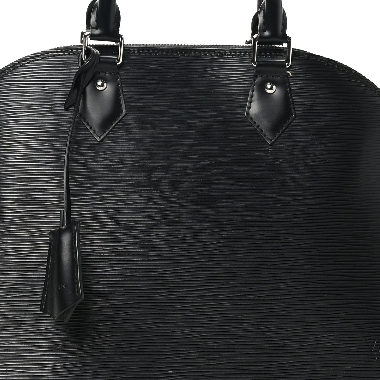 Louis Vuitton Epi Alma MM Black 7 of 10