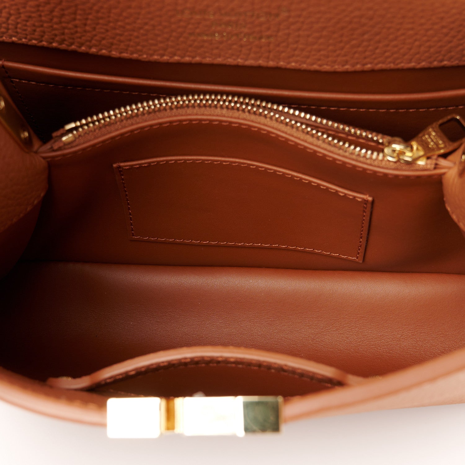 Louis Vuitton Taurillon Capucines BB Tan 5 of 10