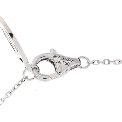 Cartier 18K White Gold Diamond .52ct C De Cartier Pendant Necklace 4 of 4
