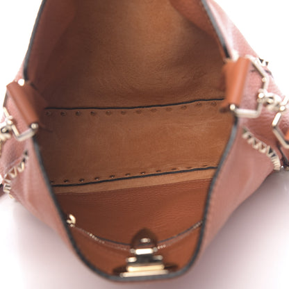 Valentino Garavani Pebbled Calfskin Small Rockstud Flip-Lock Messenger Bag Light Cuir 5 of 11