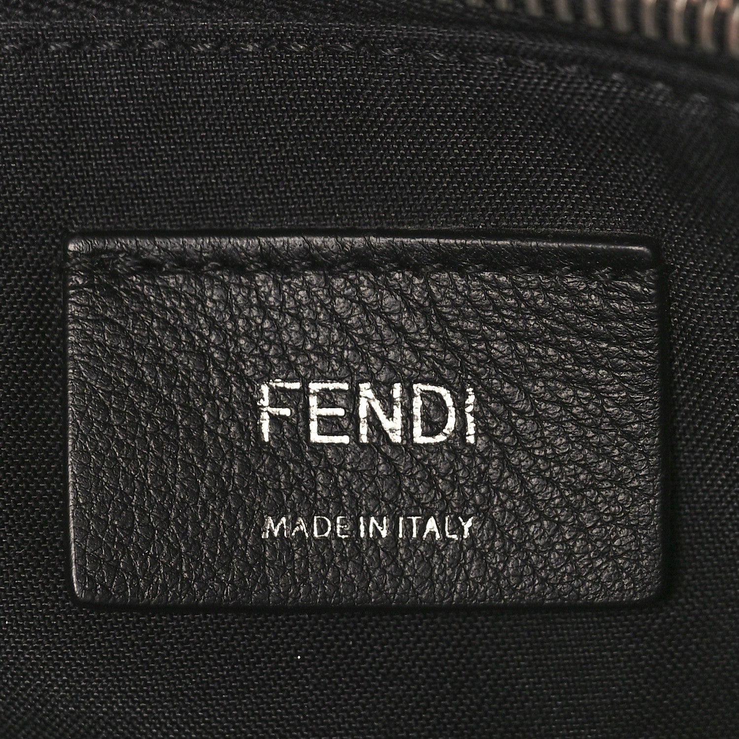 Fendi Vitello Dolce Scalloped Pearl Studded Medium By The Way Boston Bag Black 6 of 8