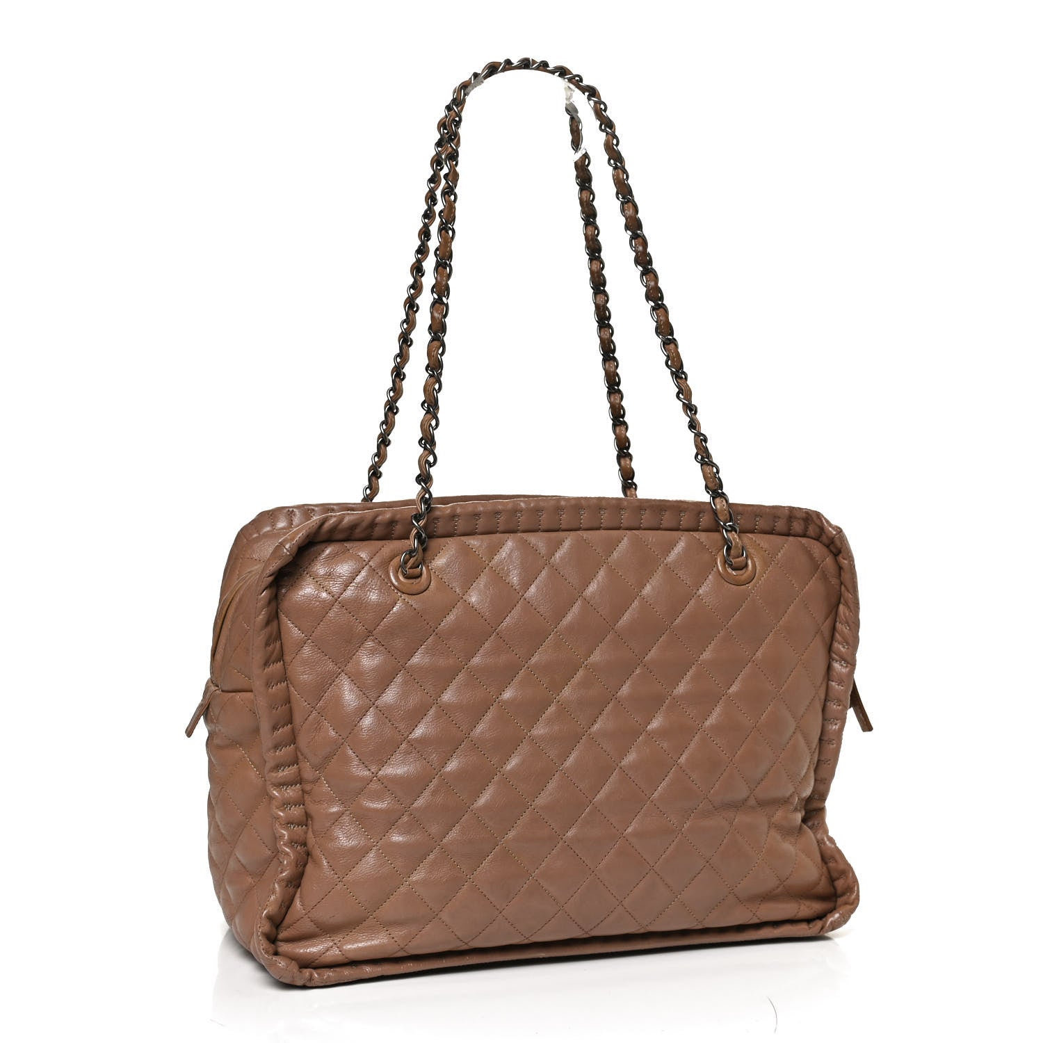 Chanel Calfskin Quilted Istanbul Shoulder Bag Beige 3 of 10
