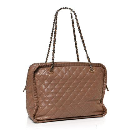 Chanel Calfskin Quilted Istanbul Shoulder Bag Beige 3 of 10