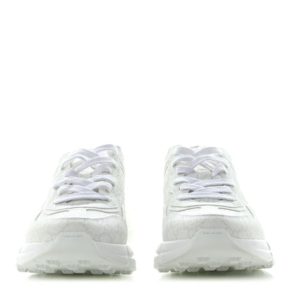 Gucci GG Supreme Monogram Womens Rhyton Sneakers 36 White 2 of 9