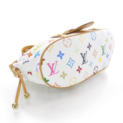 Louis Vuitton Monogram Multicolor Theda GM White 4 of 8