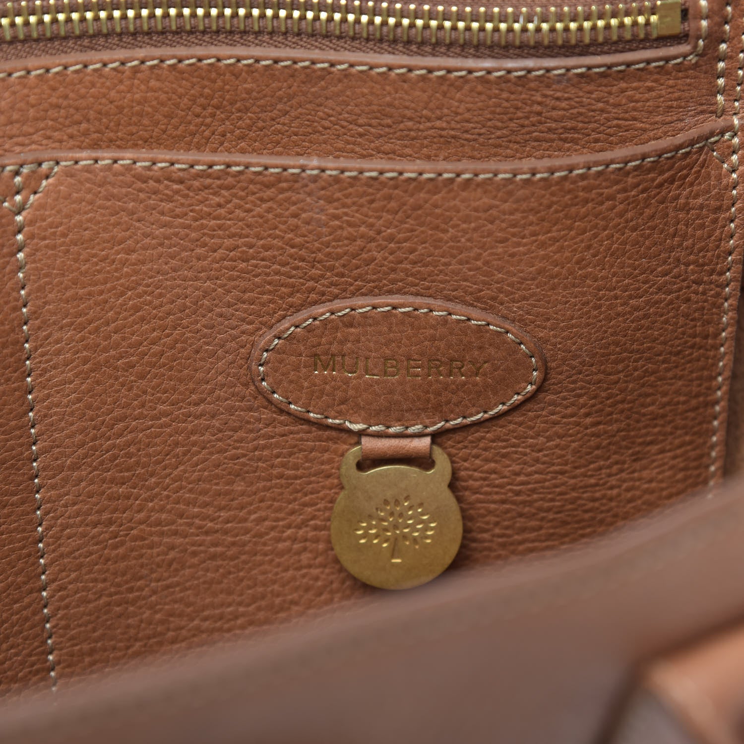 Mulberry Natural Leather Bayswater Oak 7 of 13