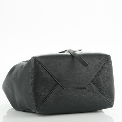 Celine Soft Grained Calfskin Small Belt Cabas Phantom Black 4 of 7