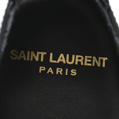 Saint Laurent Patent Calfskin Mens Derby Lace Up Shoes 37 Black 7 of 10