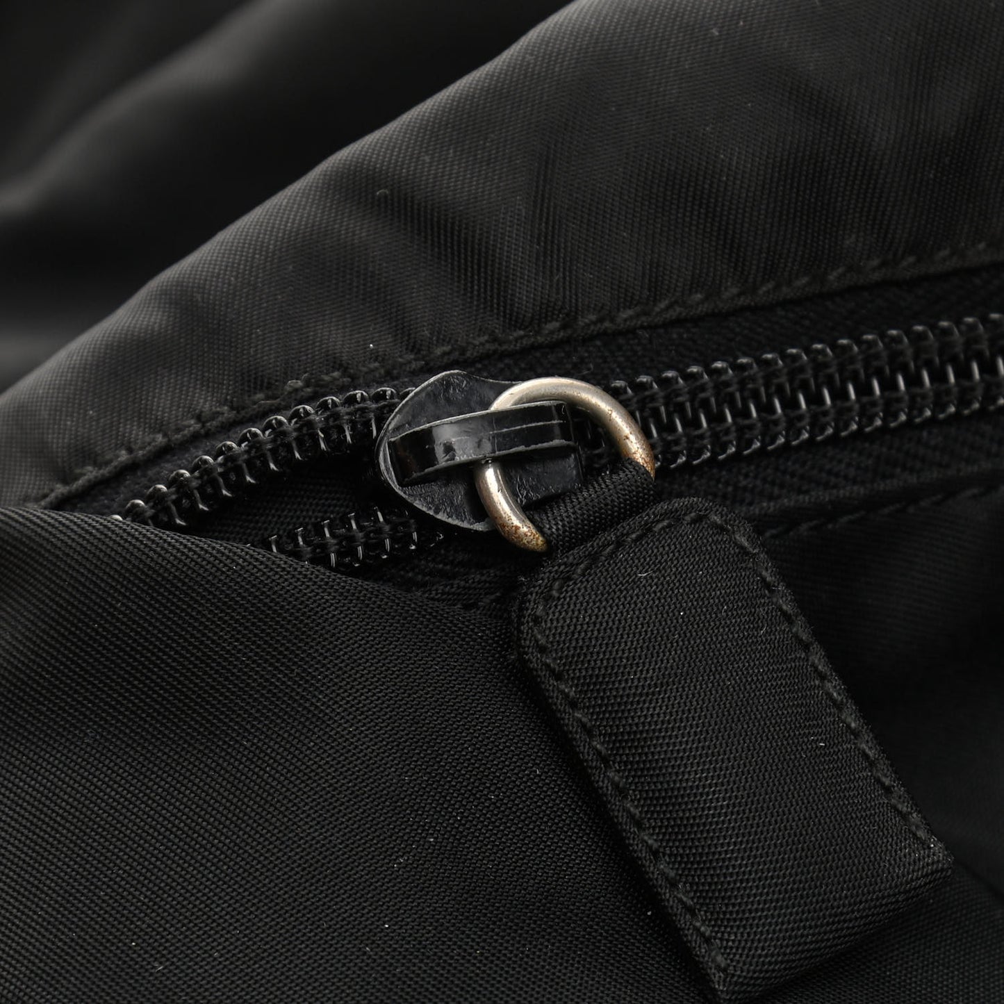 Nylon Vela Shoulder Bag Black
