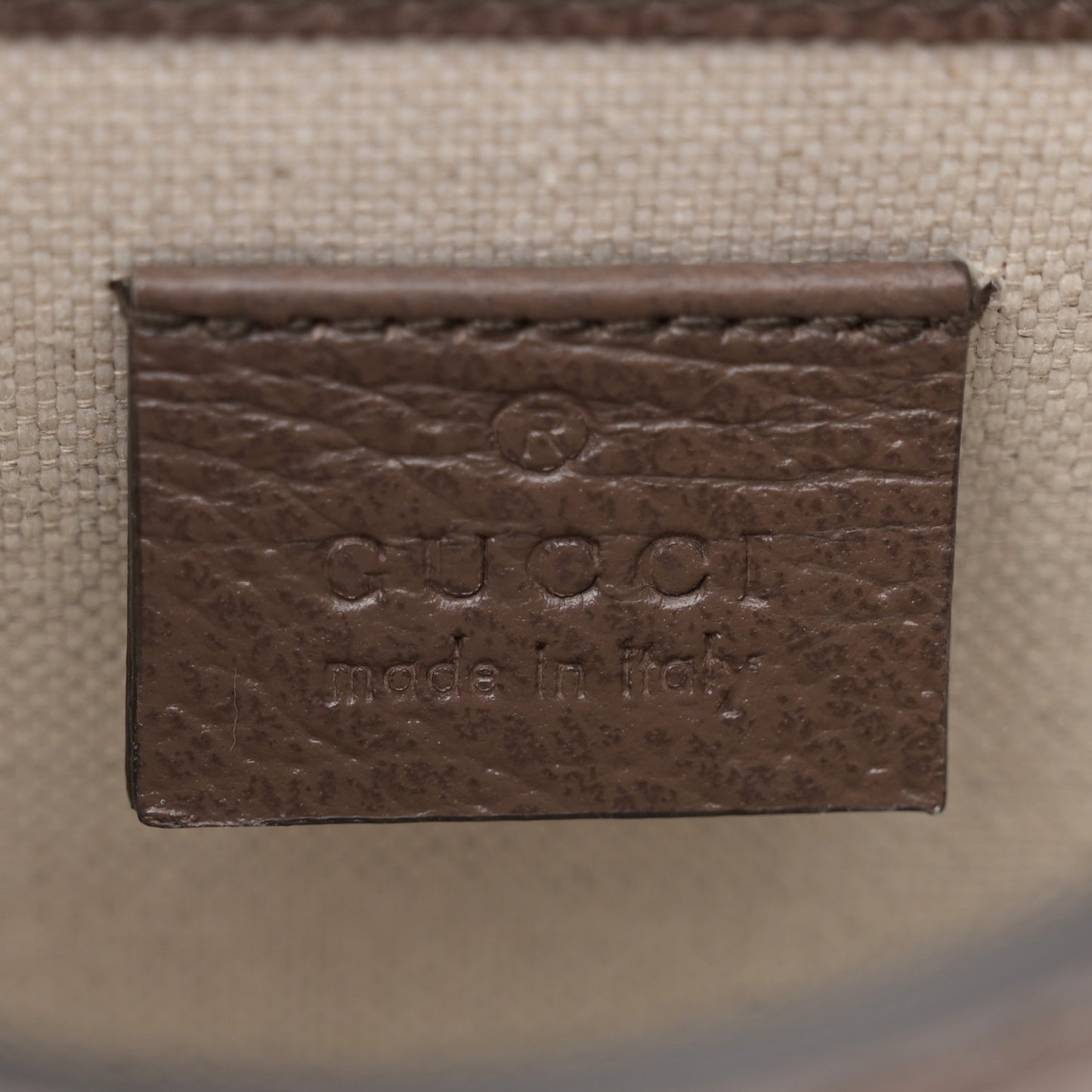 Monogram Jumbo GG Textured Dollar Calfskin Mini Horsebit 1955 Crossbody Bag Camel Ebony New Acero