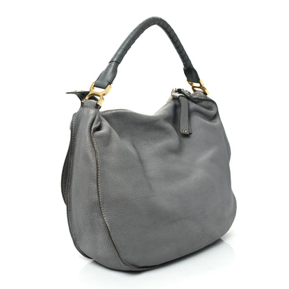 Chloe Calfskin Large Marcie Hobo Stone 3 of 15