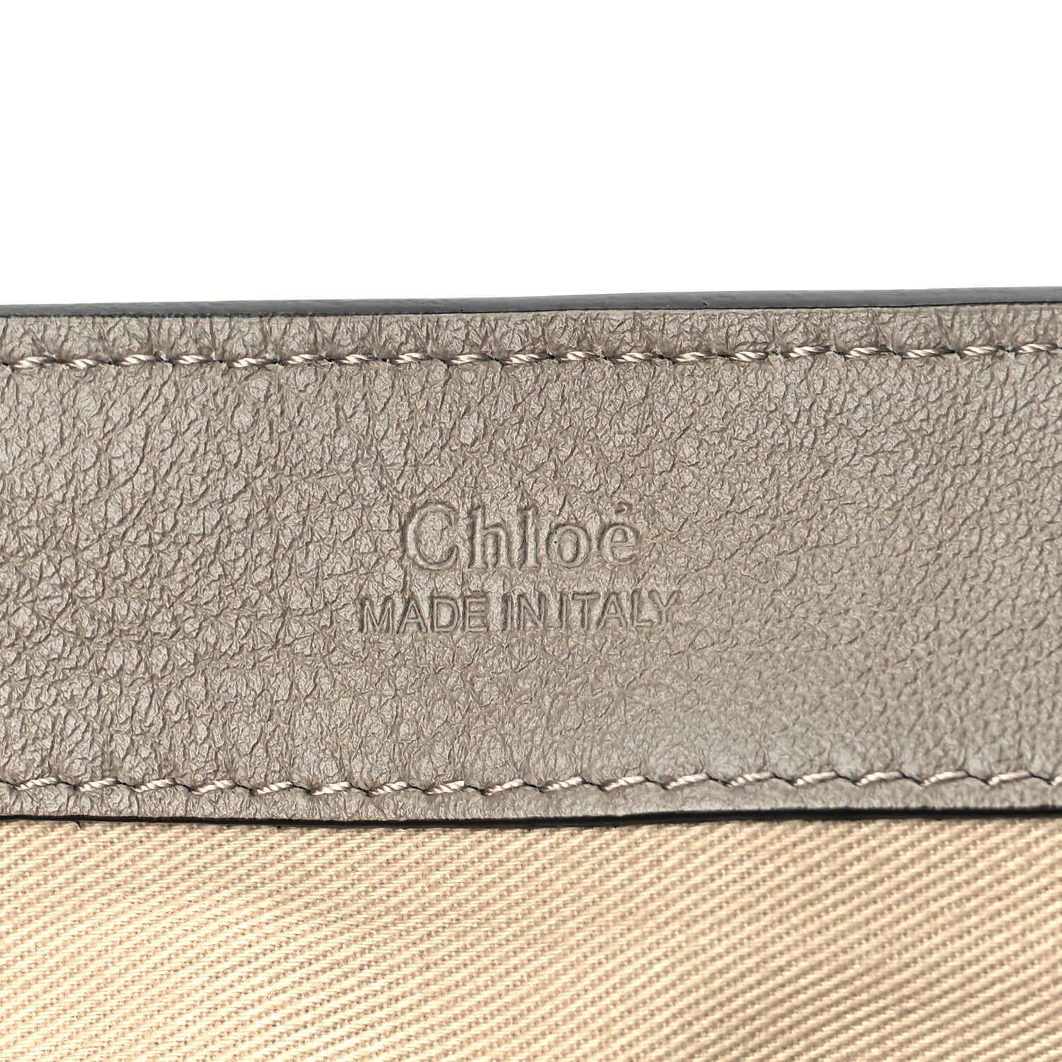 Chloe Calfskin Medium Faye Day Shoulder Bag Motty Grey 6 of 10