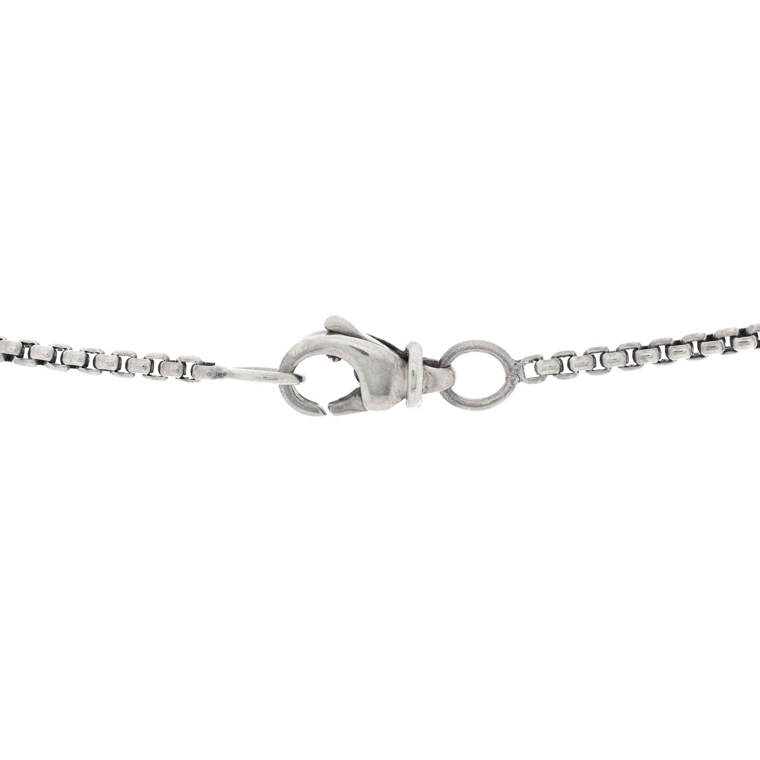 David Yurman Sterling Silver Diamond Cultured Pearl 8mm Cerise Pendant Necklace 4 of 5