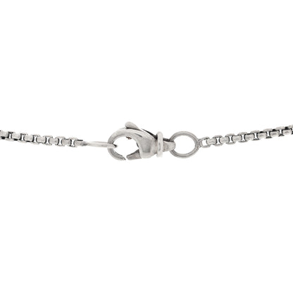 David Yurman Sterling Silver Diamond Cultured Pearl 8mm Cerise Pendant Necklace 4 of 5