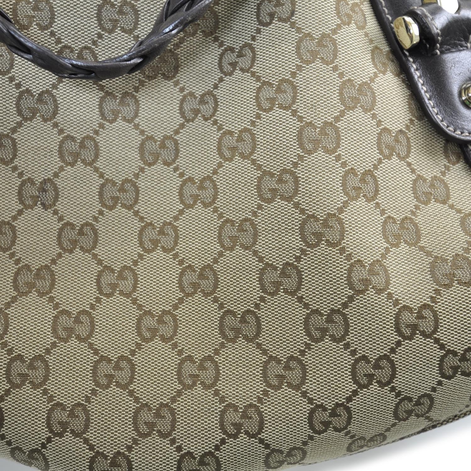 Gucci Monogram Pelham Tote Ebony 9 of 9