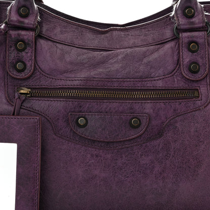 Balenciaga Agneau Classic Hardware City Raisin 8 of 16
