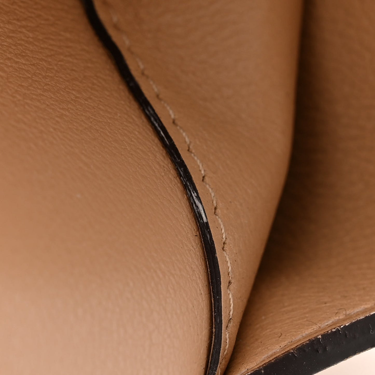 Grained Calfskin Mini So Cool Satchel Latte