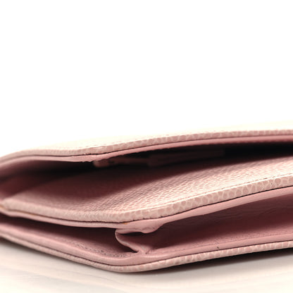 Chanel Caviar Timeless CC Wallet on Chain WOC Pink 10 of 11