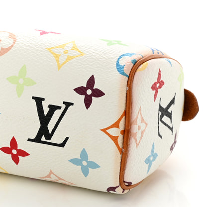 Louis Vuitton Monogram Multicolor Mini Sac HL Speedy White 9 of 12