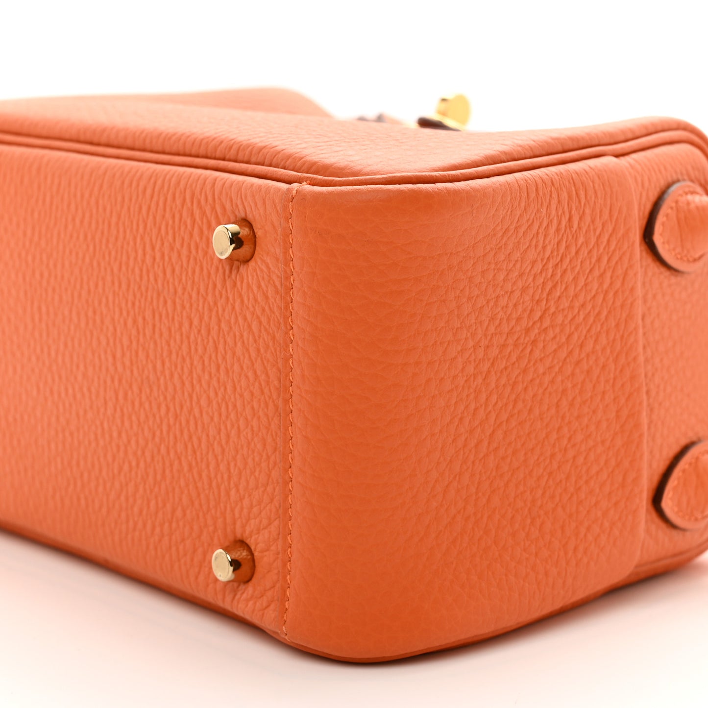 Taurillon Clemence Mini Lindy 20 Orange