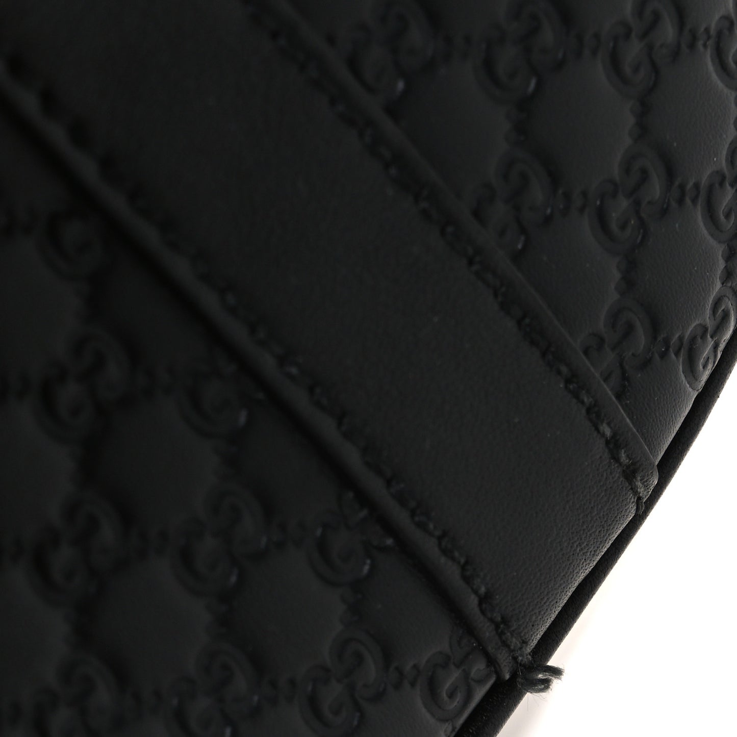 Microguccissima Medium Dome Bag Black
