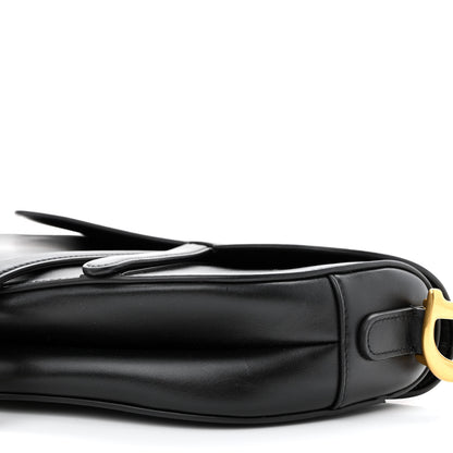Christian Dior Calfskin Saddle Bag Black 10 of 12