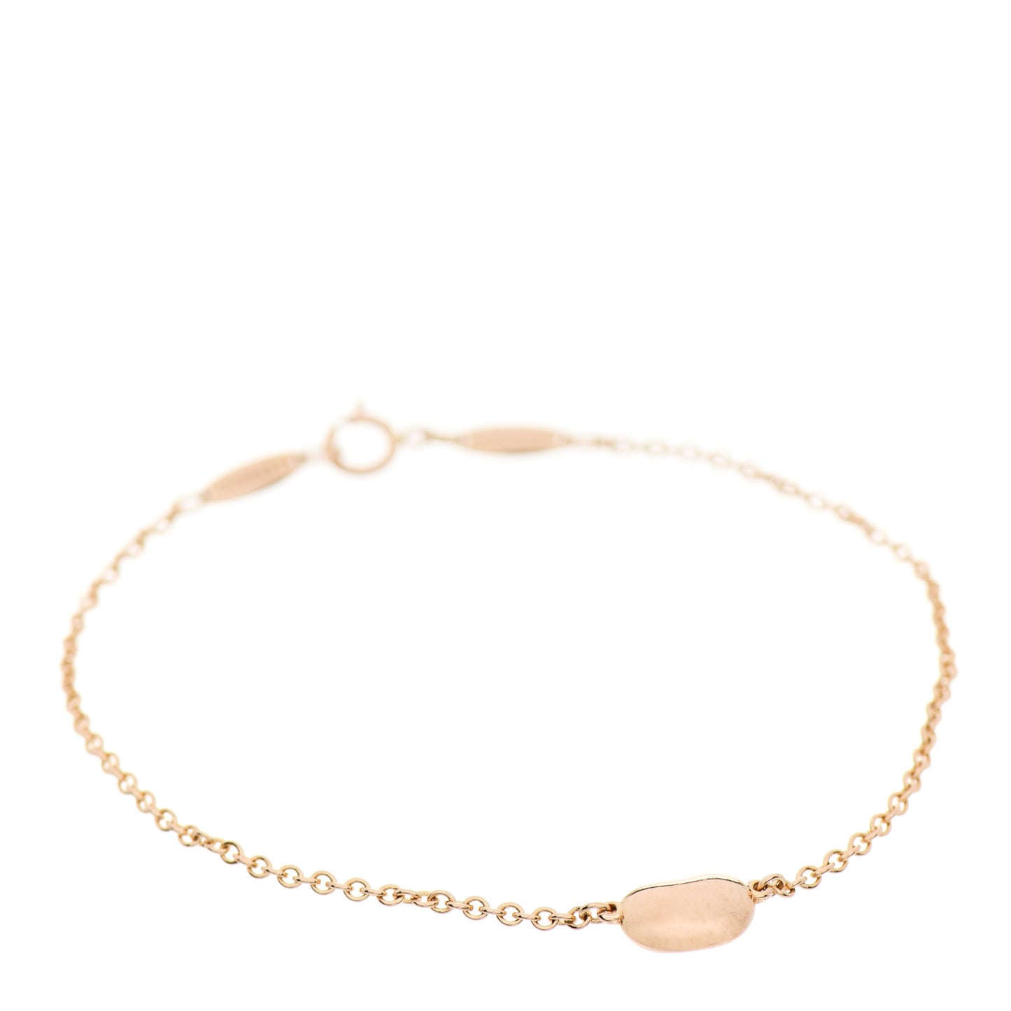18K Rose Gold 9mm Elsa Peretti Bean Bracelet