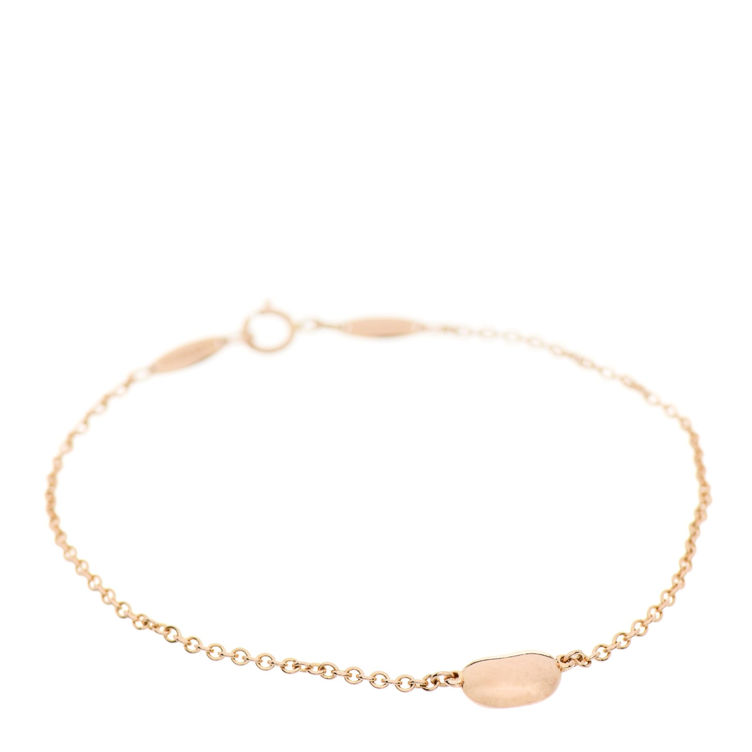 Tiffany 18K Rose Gold 9mm Elsa Peretti Bean Bracelet 1 of 6