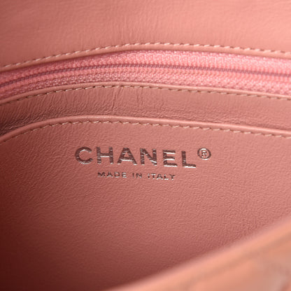 Chanel Patent Quilted Mini Square Flap Pink 9 of 10