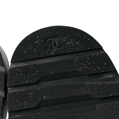 Chanel Lambskin Shearling Short Boots 38 Black 8 of 8