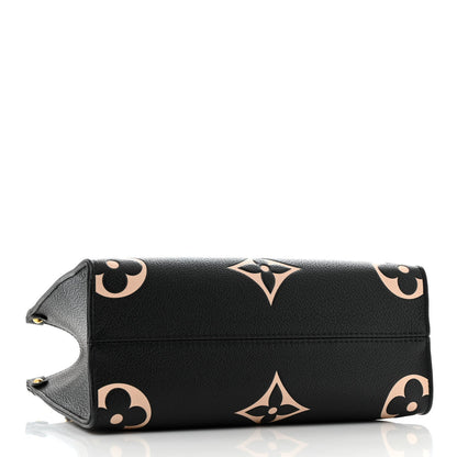Louis Vuitton Empreinte Monogram Giant Onthego PM Black Beige 4 of 11