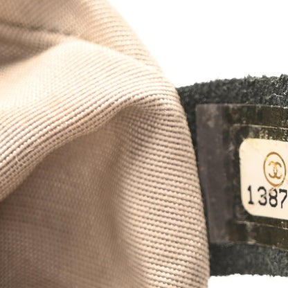 Chanel Caviar Half Moon Wallet On Chain WOC Dark Blue 7 of 11