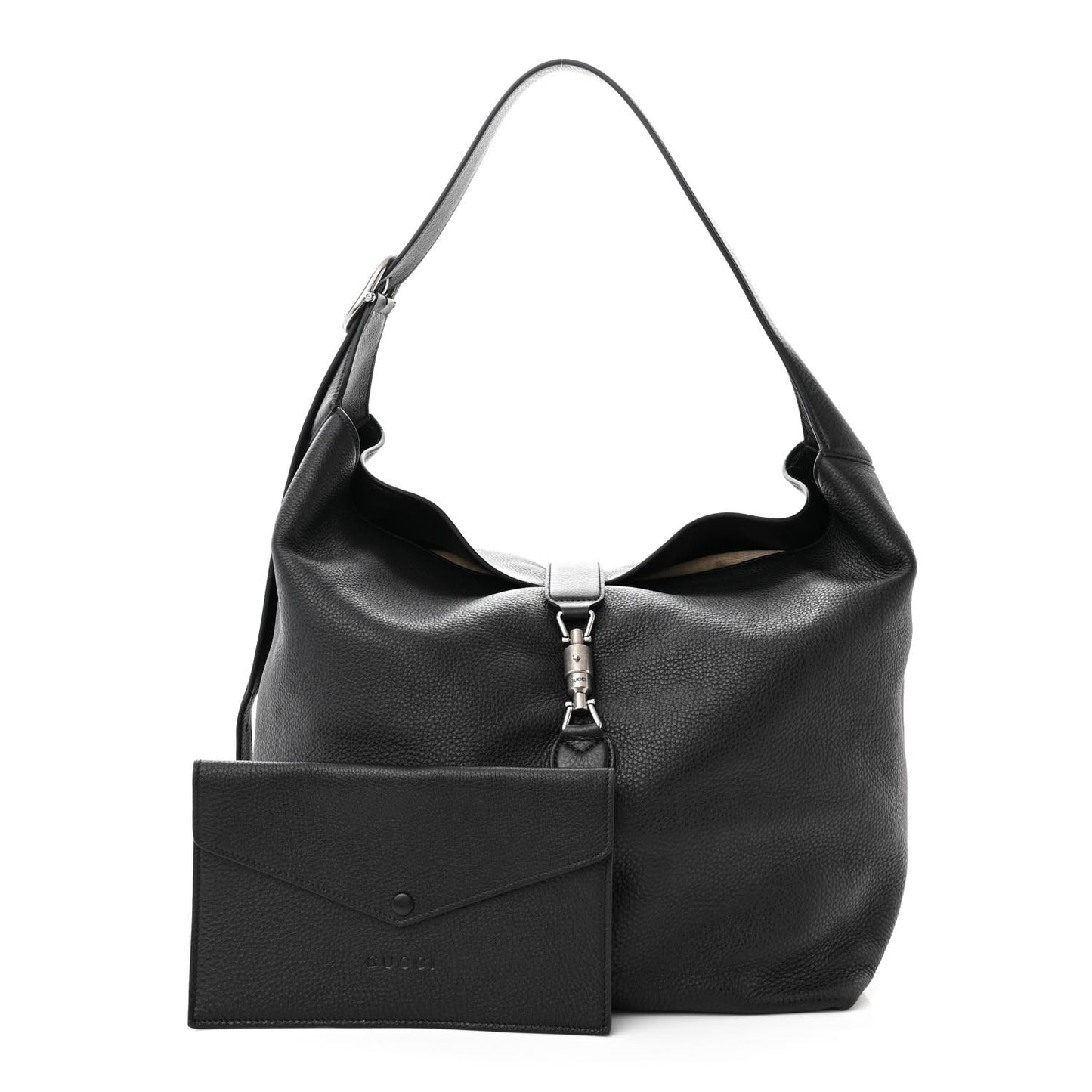 Amour Grane Calfskin Medium Jackie 1961 Crossbody Bag Black