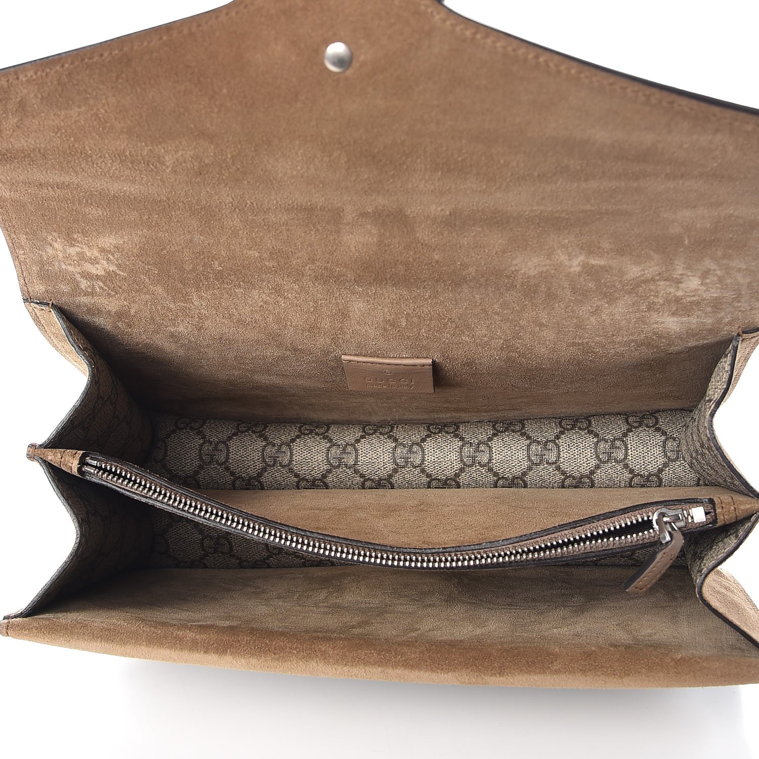 Gucci GG Supreme Monogram Small Dionysus Shoulder Bag Taupe 5 of 9