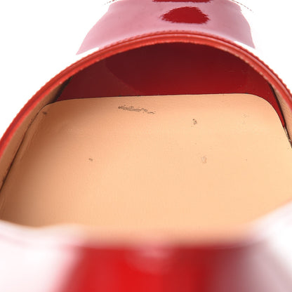 Christian Louboutin Patent Very Prive 120 Pumps 39 Red 12 of 13