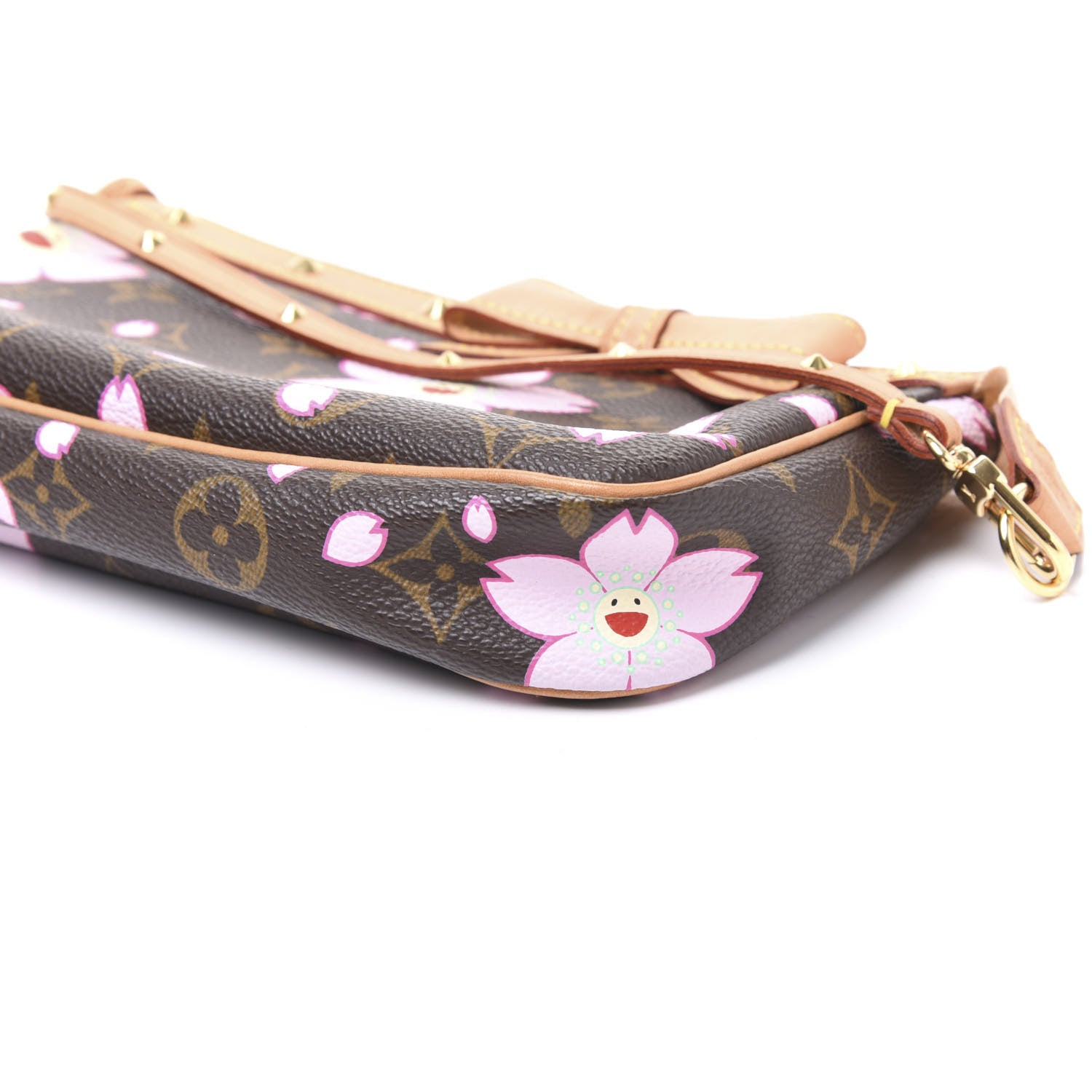 Louis Vuitton Monogram Cherry Blossom Pochette Accessories Brown 6 of 10