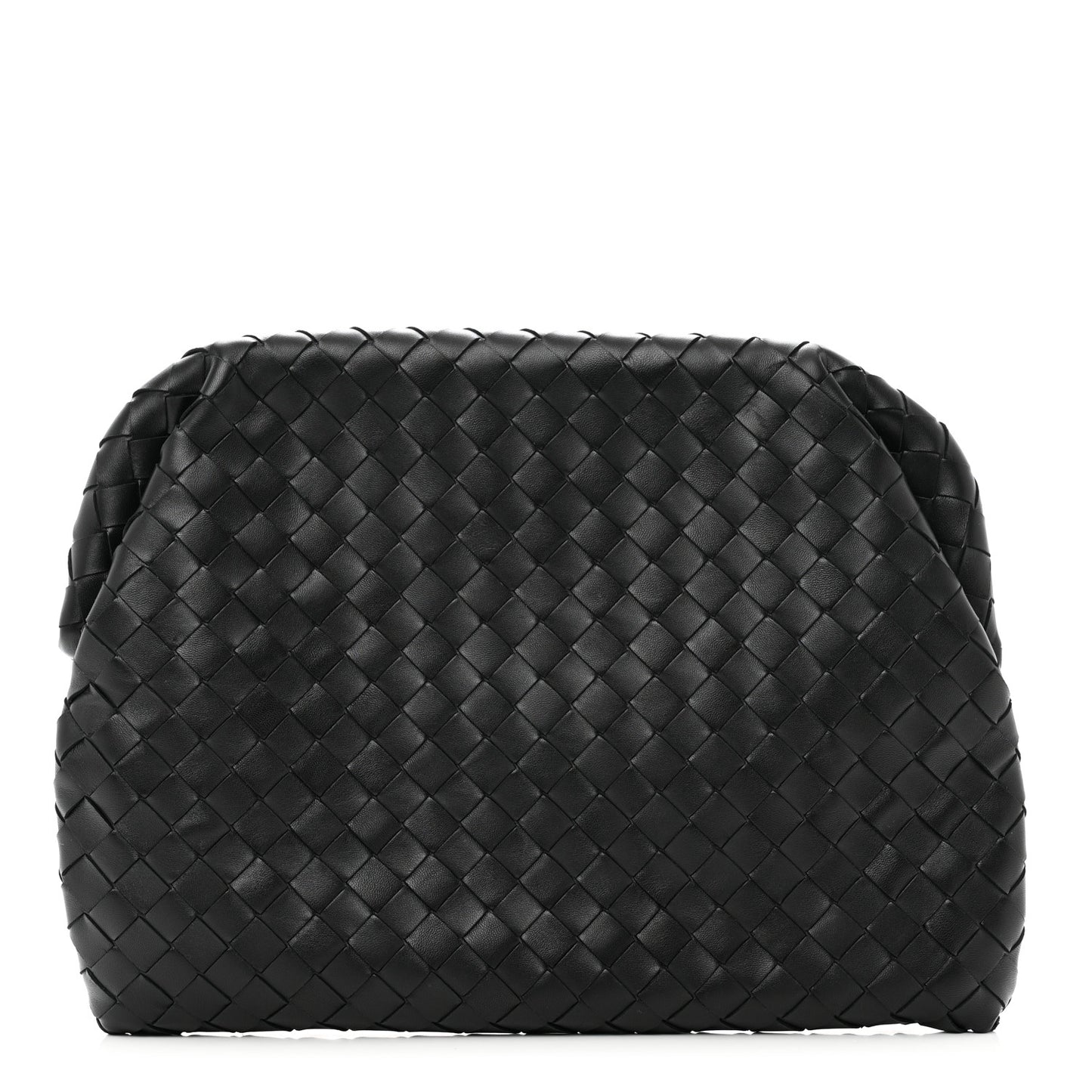 Nappa Intrecciato Clutch Black