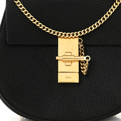 Chloe Grained Lambskin Mini Drew Shoulder Bag Black 7 of 11