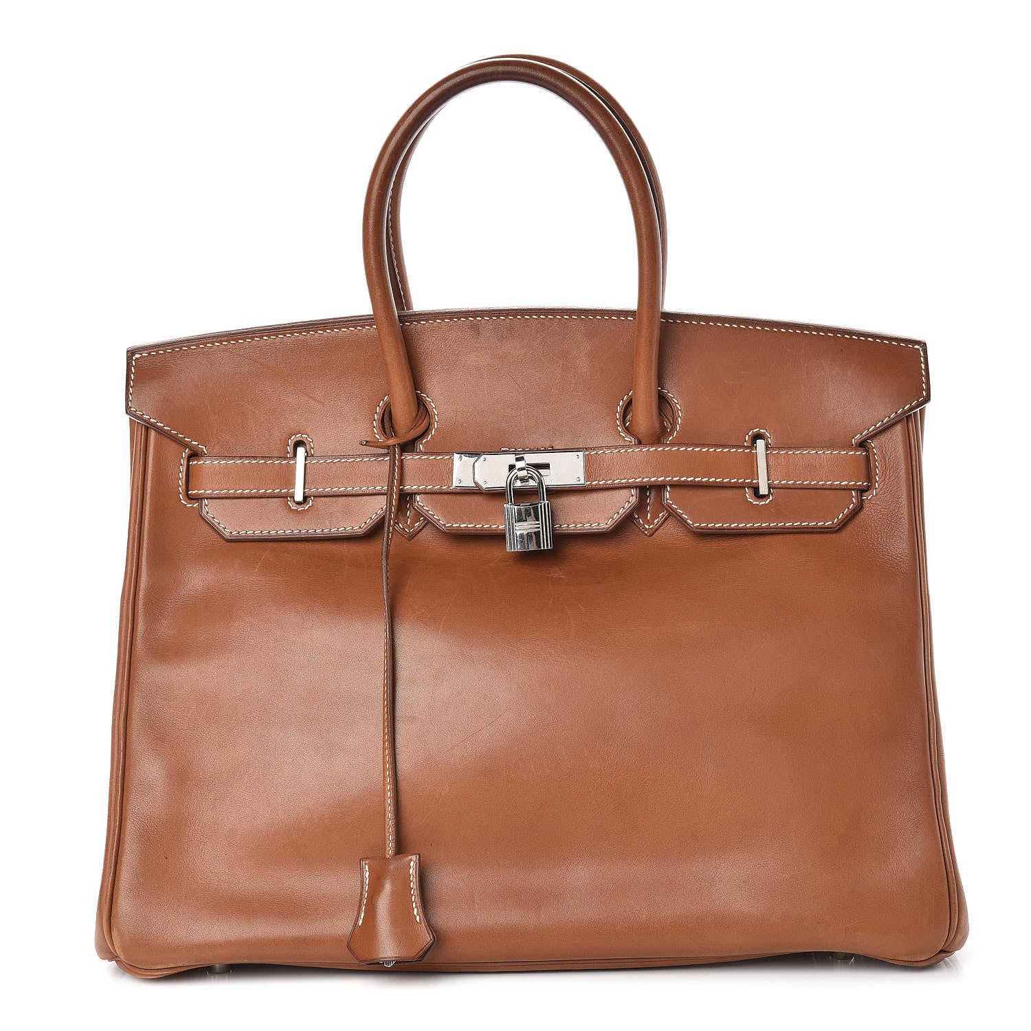 Hermes Natural Barenia Birkin 35 Fauve 1 of 45