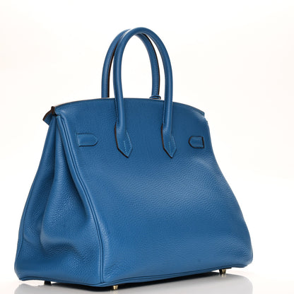 Hermes Togo Birkin 35 Mykonos 3 of 31
