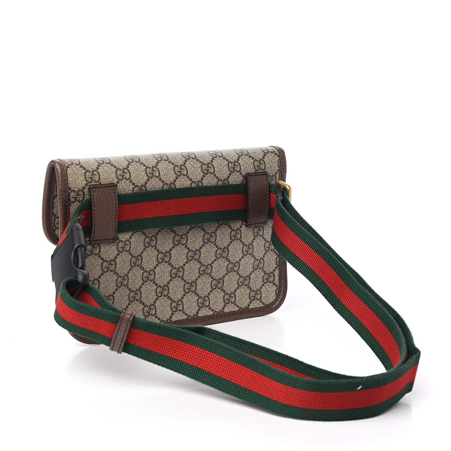 Gucci GG Supreme Monogram Neo Vintage Web Belt Bag Brown 2 of 9