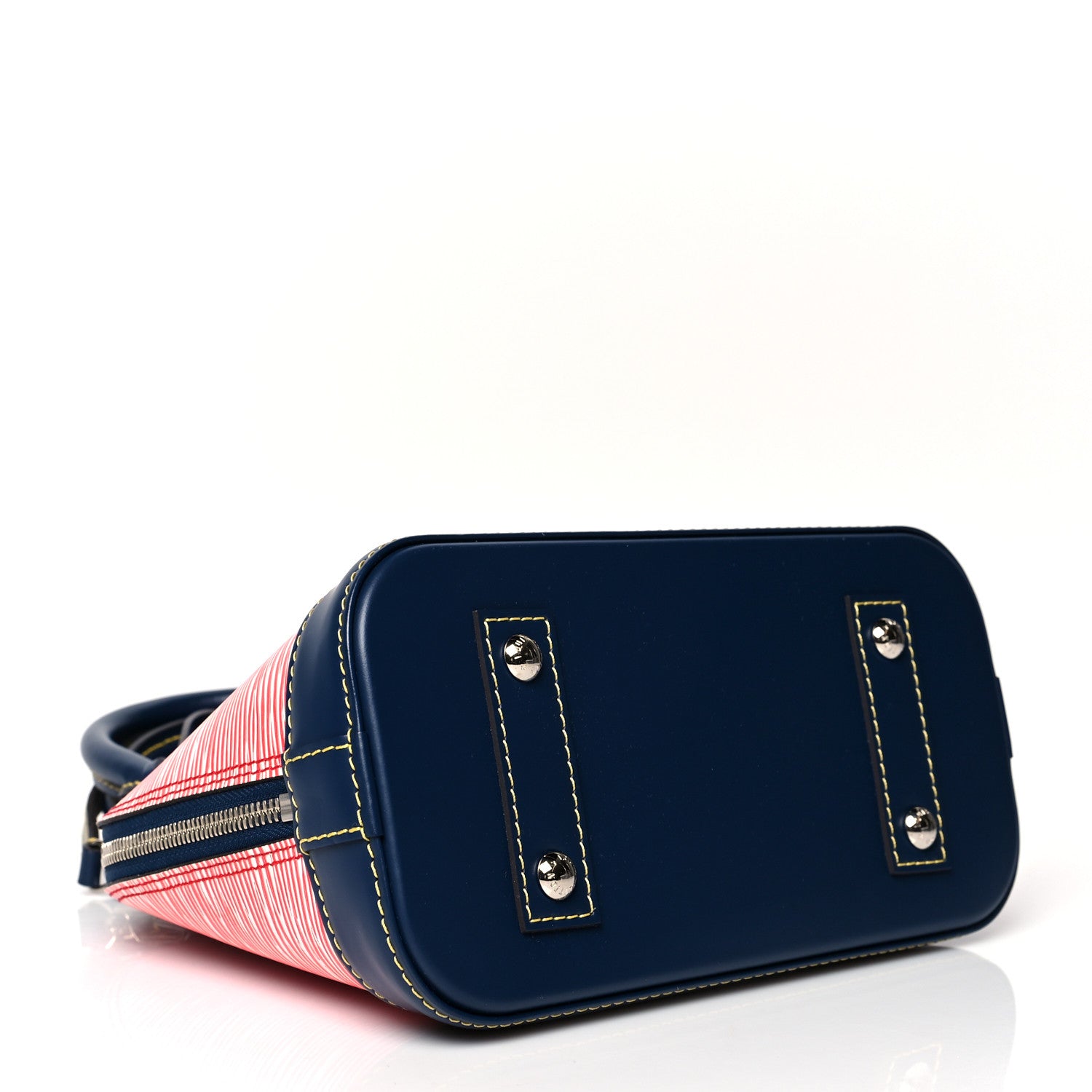 Louis Vuitton Epi Alma BB Denim Red 3 of 7