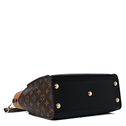 Louis Vuitton Calfskin Monogram On My Side Black 4 of 18