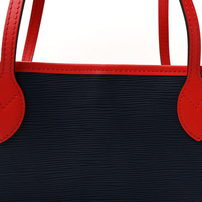 Louis Vuitton Epi Neverfull MM Indigo Coquelicot 8 of 10