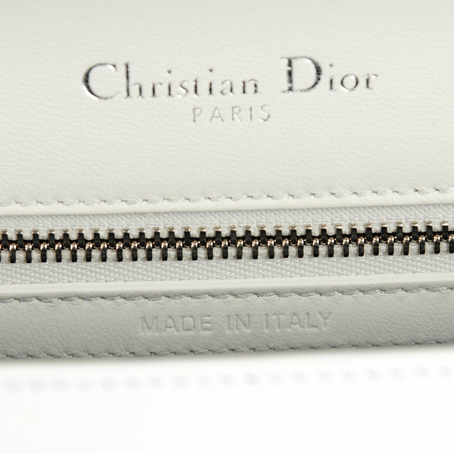 Christian Dior Patent Micro-Cannage Small Diorama Flap Bag White 6 of 8