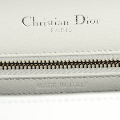 Christian Dior Patent Micro-Cannage Small Diorama Flap Bag White 6 of 8